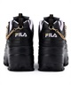 【ムラサキスポーツ限定】FILA フィラ スニーカー レディース 厚底 DISRUPTOR 2 WEDGE FESTIVAL WSS25003(BKORC-22.5cm)