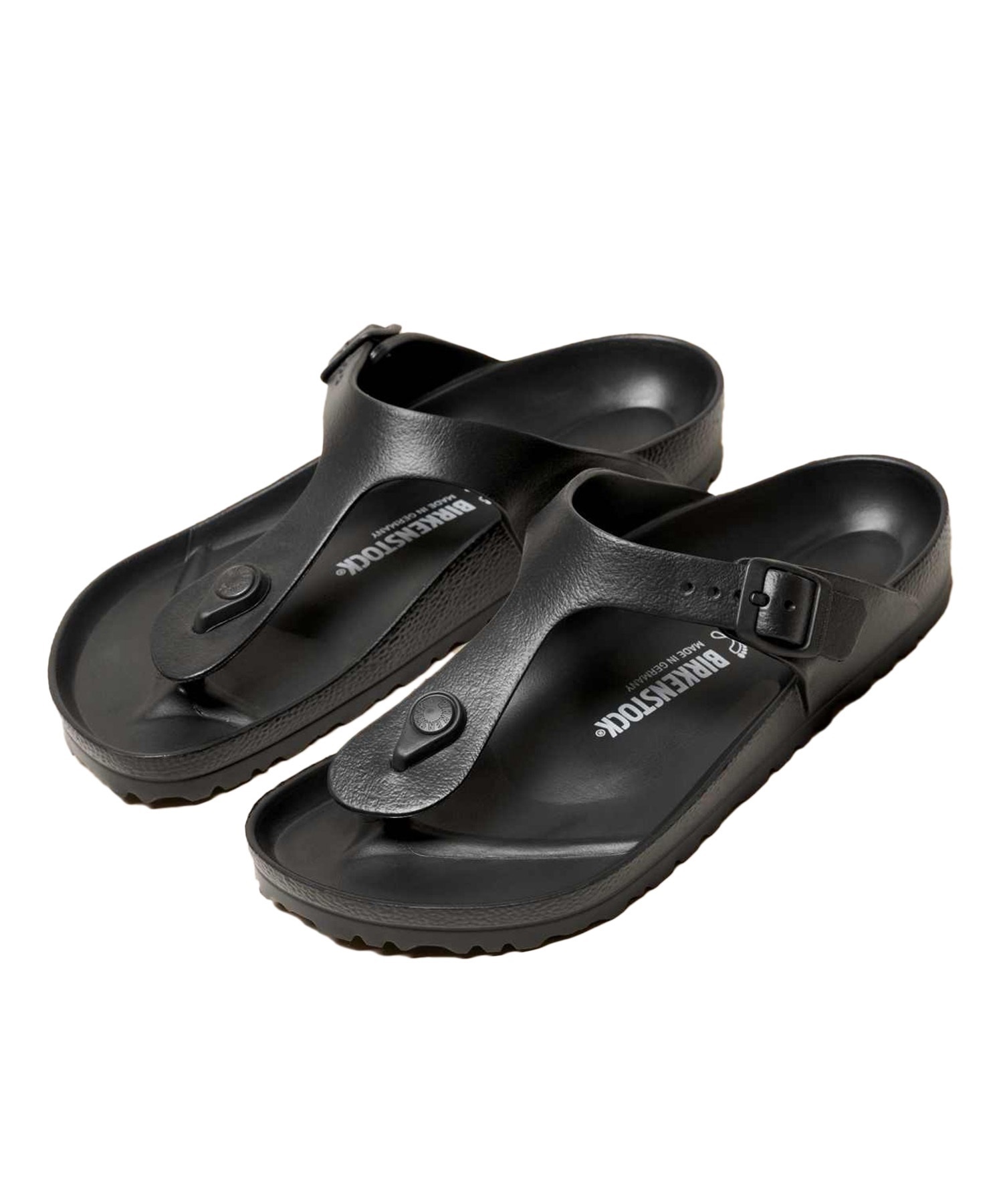 BIRKENSTOCK ビルケンシュトック サンダル レディース メンズ コンフォート Gizeh EVA 128201(BLK-36-EURO)