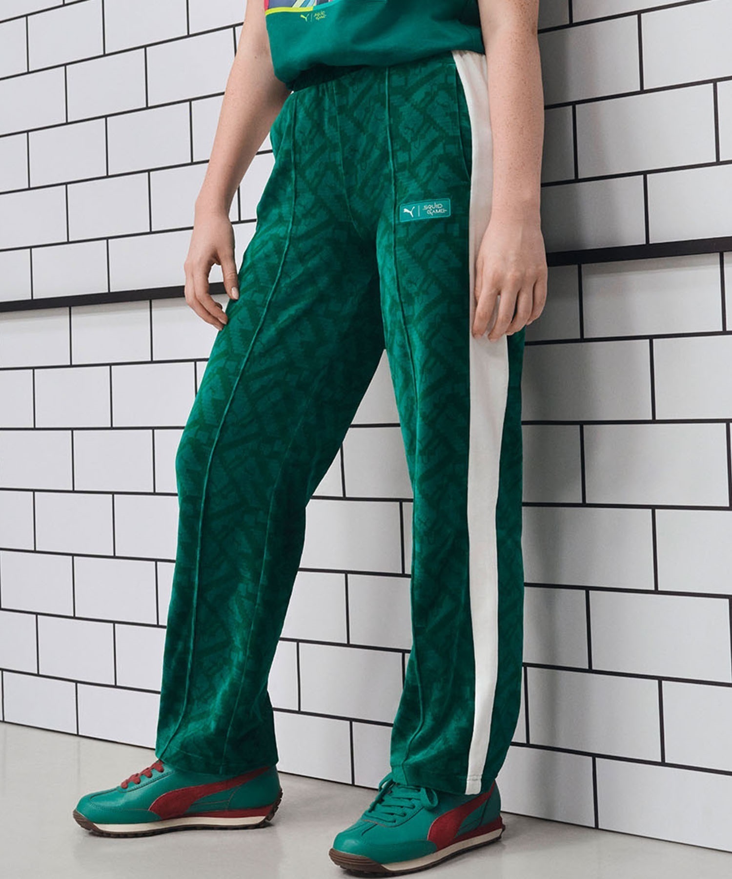 PUMA プーマ × イカゲーム コラボ トラックパンツ メンズ