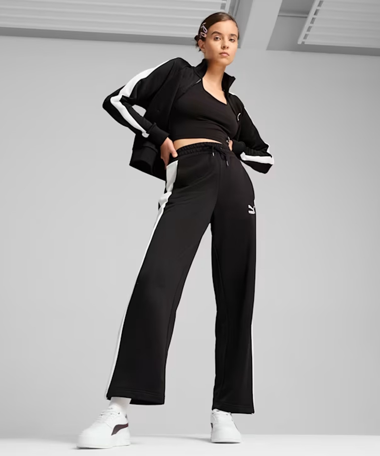 PUMA プーマ ロングパンツ レディース ジャージ トラックパンツ
