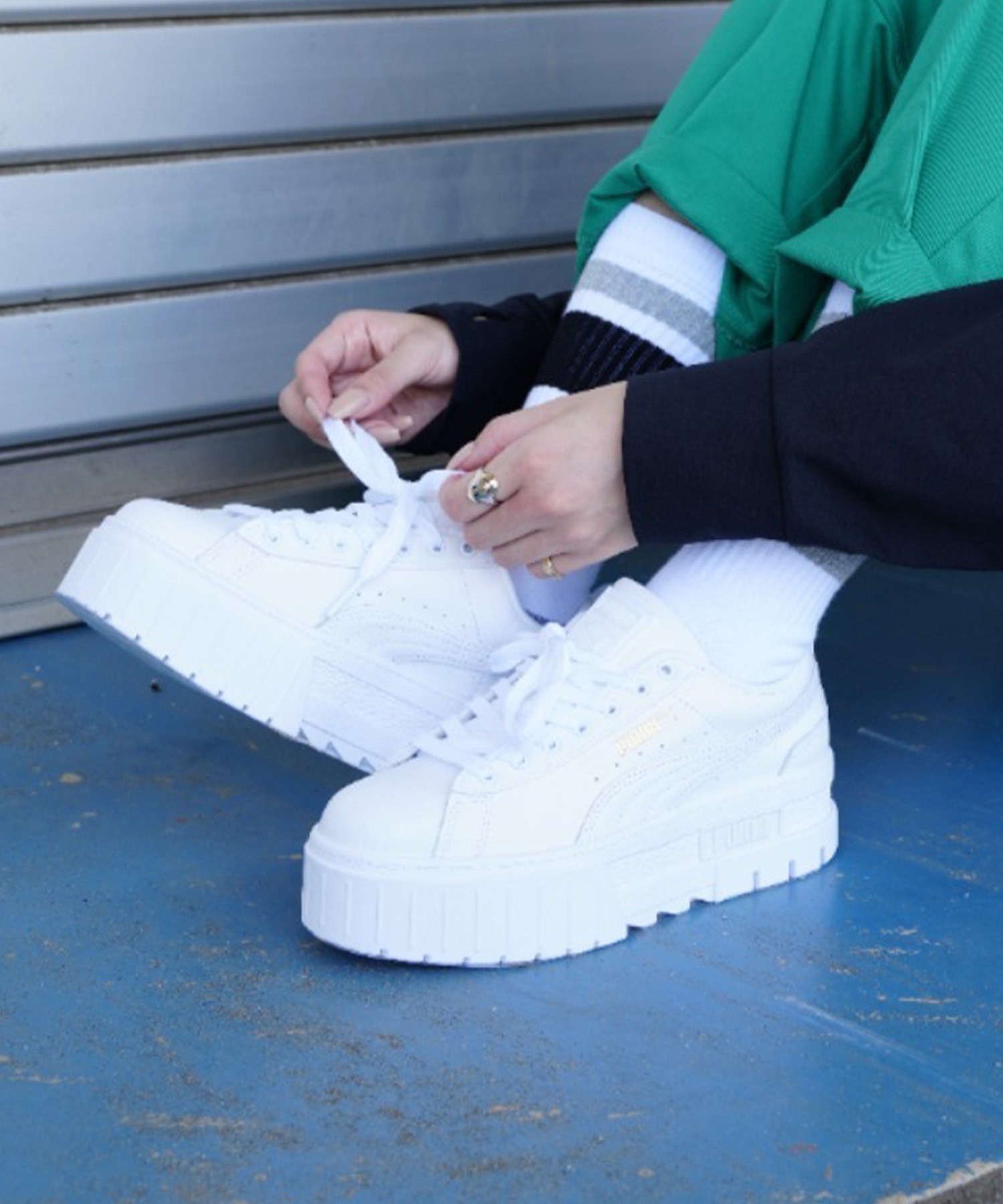 PUMA プーマ スニーカー レディース 靴 シューズ 厚底 ローカット