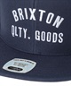 BRIXTON ブリクストン キャップ 帽子 WOODBURN NETPLUS MP SNPK 11691(BLACK-FREE)