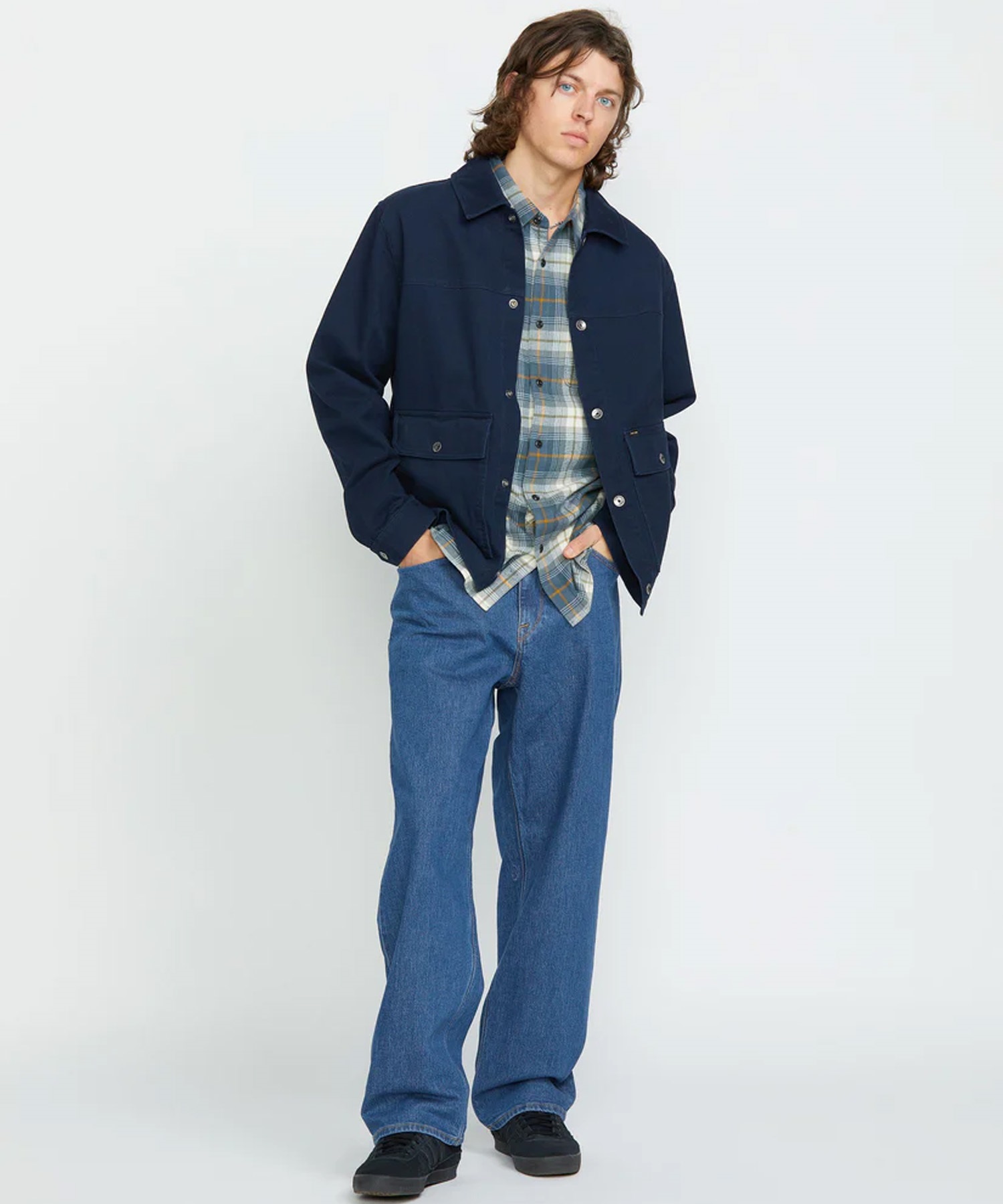 KUMAページ VOLCOM ボルコム ロングパンツ メンズ デニム ジーンズ ルーズ