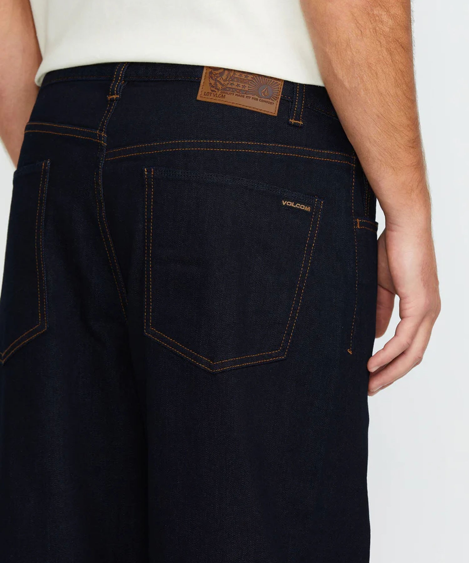 VOLCOM ボルコム ロングパンツ メンズ デニム ジーンズ ルーズフィット Billow Loose Fit Jeans A1932205(BDL-28inch)