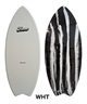 MAZAR マザー BASIC+FISH ベーシック＋フィッシュ 131cm スキムボード ムラサキスポーツ(NVY-131cm)