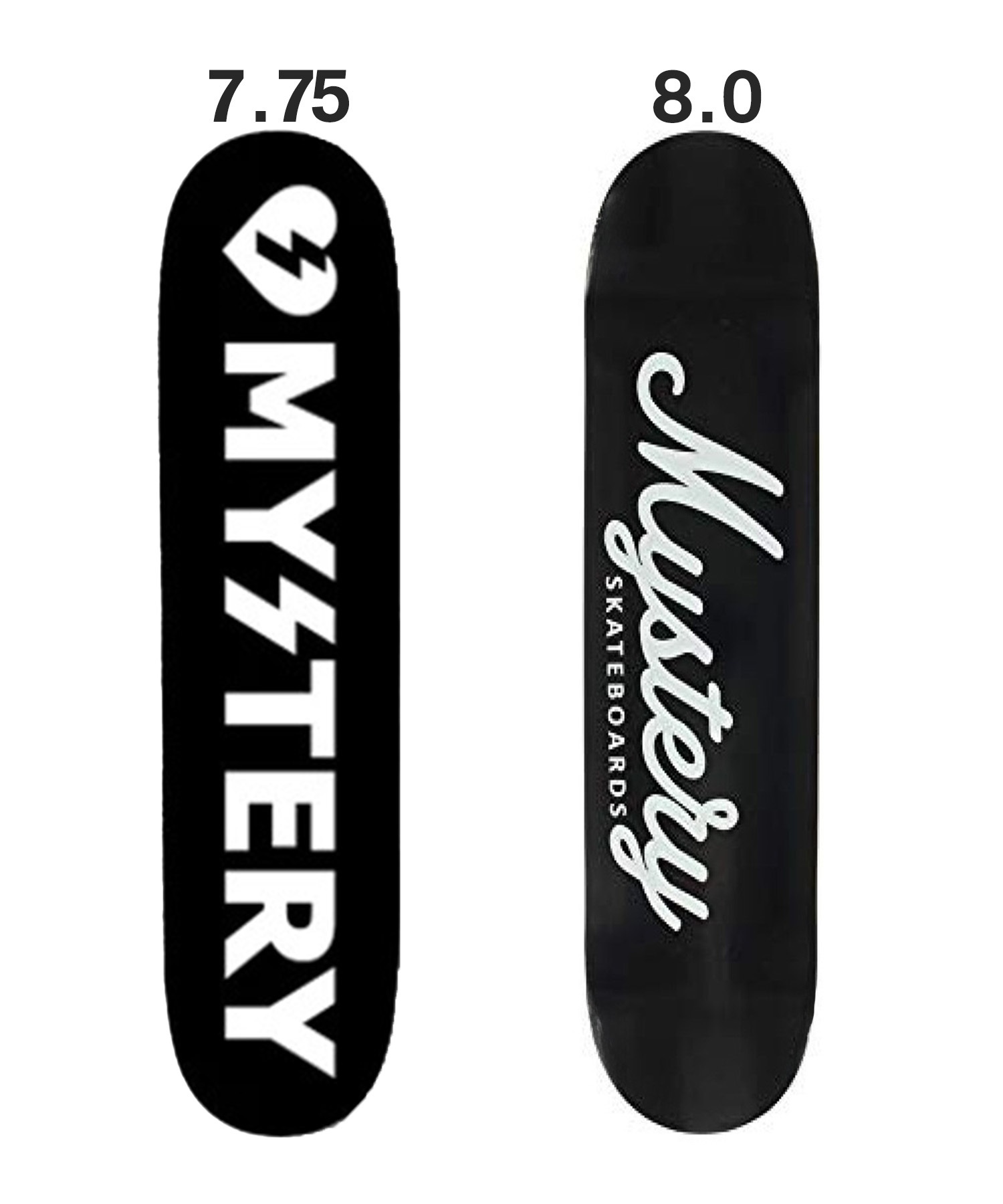 MYSTERY ミステリー スケートボード デッキ 7.75,8.0inch MYSTERY LOGO