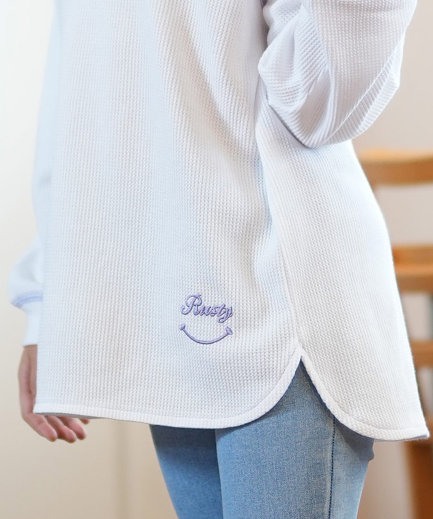 RUSTY ラスティー キッズ 長袖 Tシャツ ロンT サーマル 984084 ロング