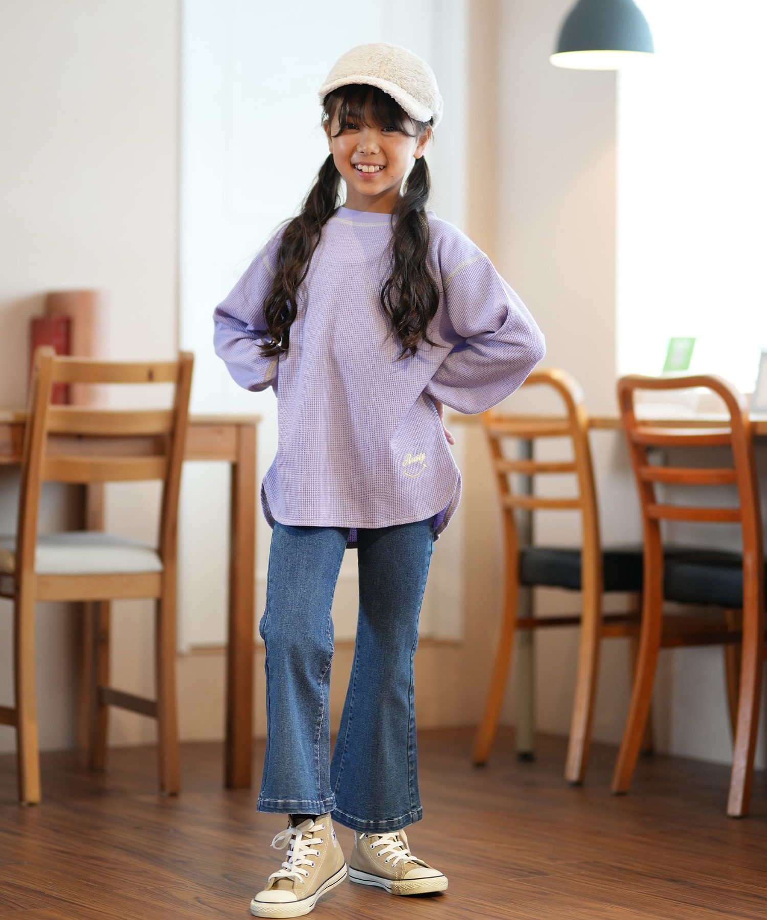 RUSTY ラスティー キッズ 長袖 Tシャツ ロンT サーマル 984084