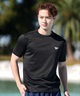 Reebok リーボック 水着 ラッシュガード 半袖 Tシャツ メンズ ワンポイント ロゴ 水陸両用 UVカット 420760C(WT-M)