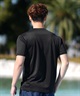 Reebok リーボック 水着 ラッシュガード 半袖 Tシャツ メンズ ワンポイント ロゴ 水陸両用 UVカット 420760C(WT-M)
