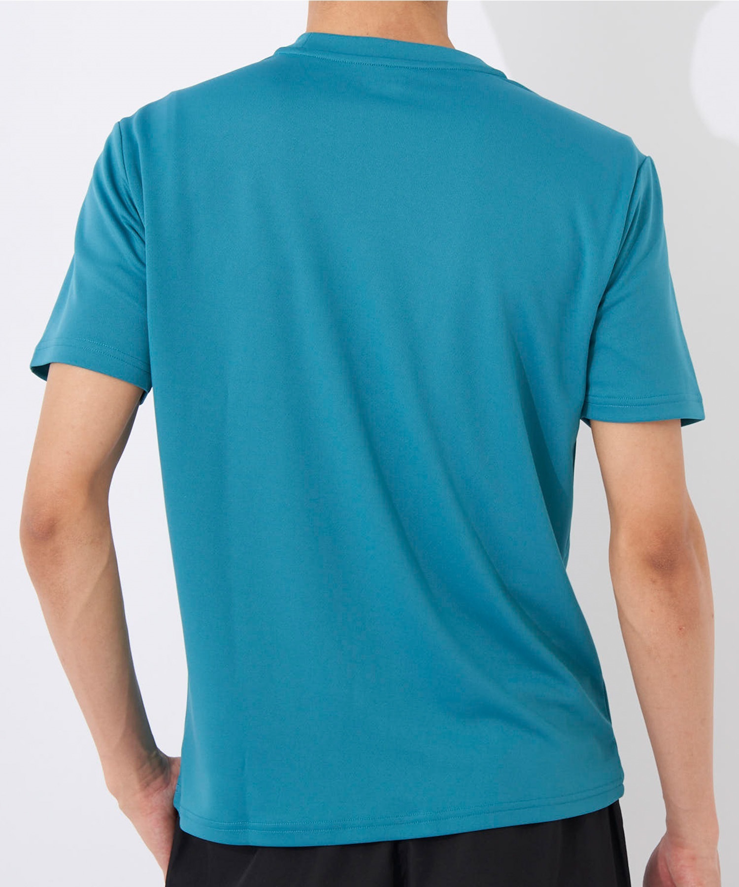 Reebok リーボック 水着 ラッシュガード 半袖 Tシャツ メンズ ワンポイント ロゴ 水陸両用 UVカット 420760C(WT-M)