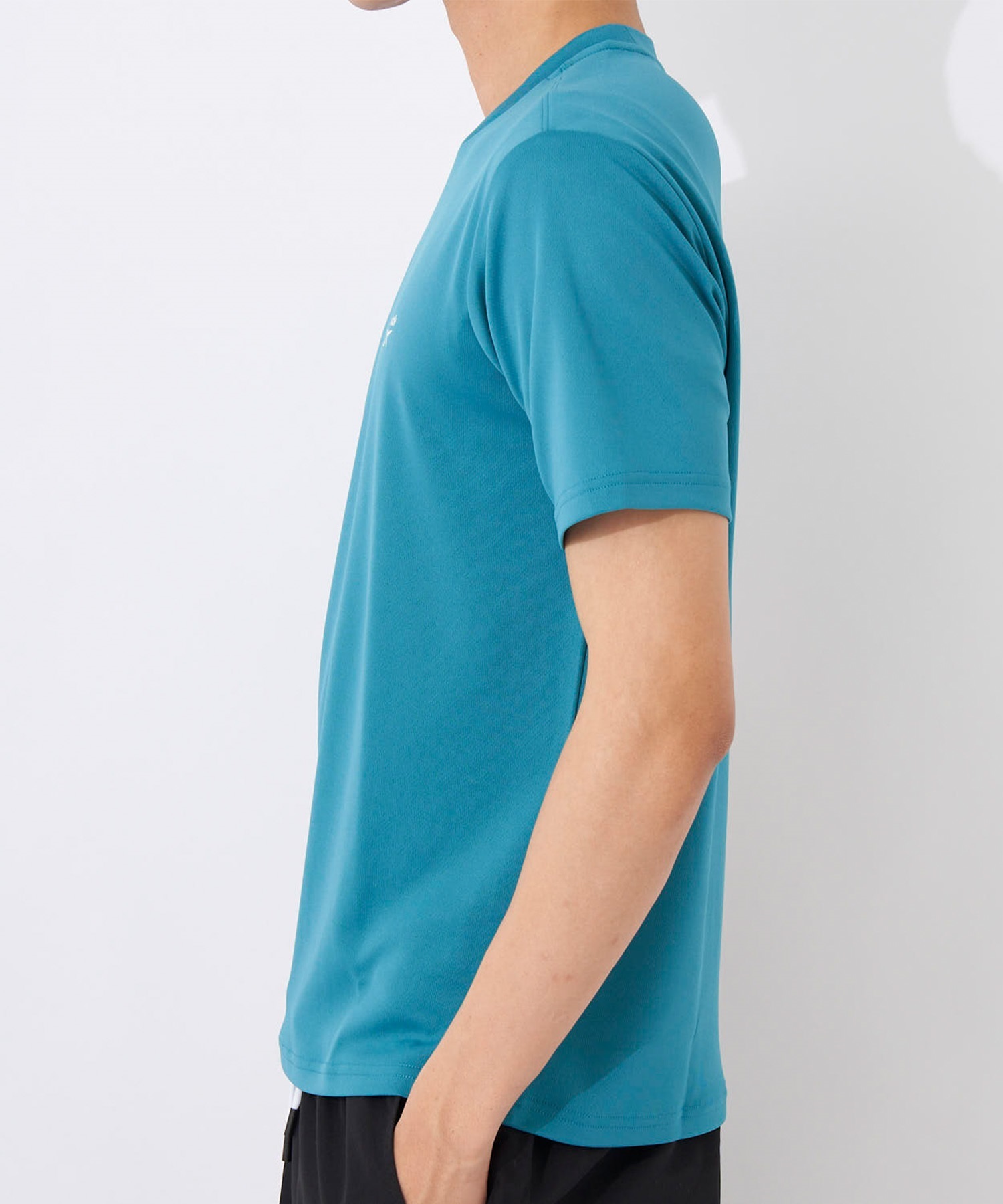 Reebok リーボック 水着 ラッシュガード 半袖 Tシャツ メンズ ワンポイント ロゴ 水陸両用 UVカット 420760C(WT-M)