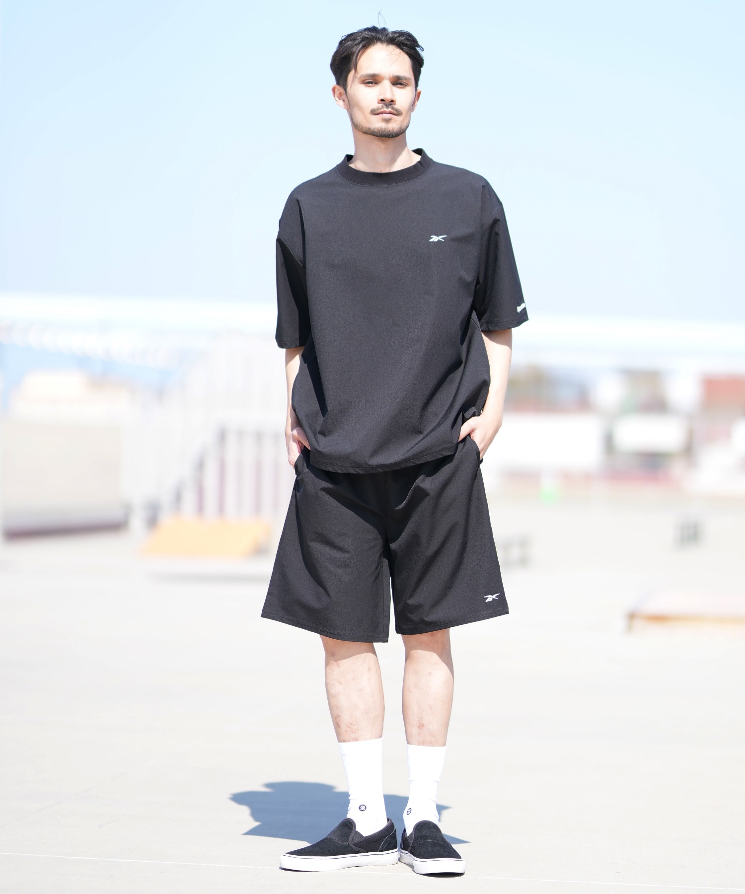 Reebok リーボック 水着 海パン トランクス ハーフパンツ メンズ 水陸