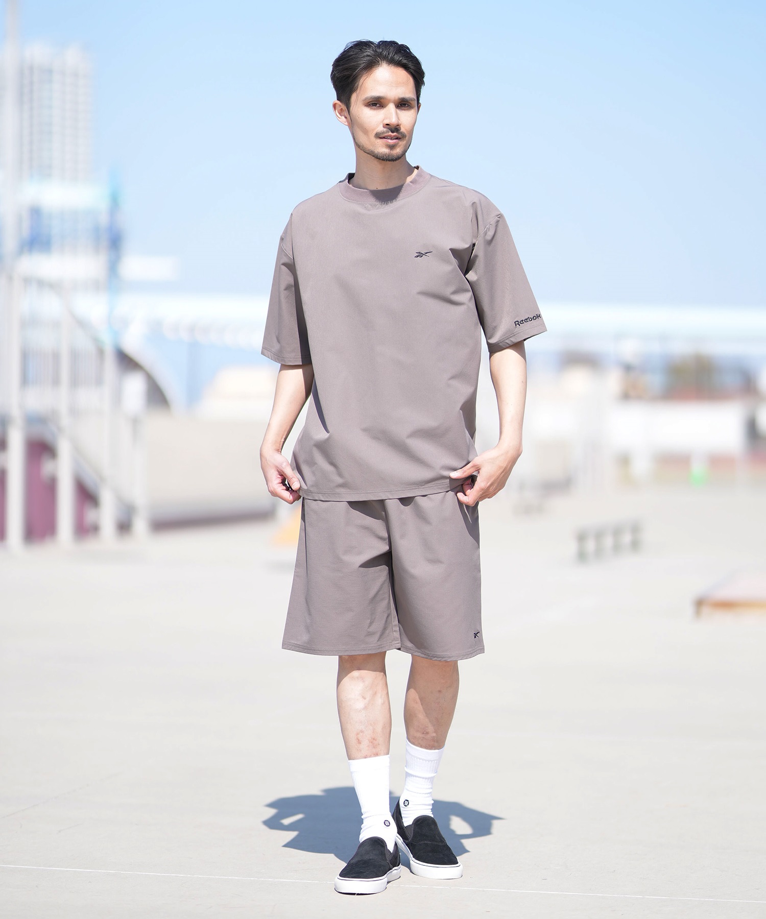 Reebok リーボック 水着 海パン トランクス ハーフパンツ メンズ 水陸