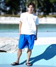 Reebok リーボック 水着 トランクス ボードショーツ メンズ ワンポイント ロゴ 水陸両用 Swimwear 420700C(OG-M)