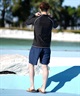Reebok リーボック 水着 トランクス ボードショーツ メンズ ワンポイント ロゴ 水陸両用 Swimwear 420700C(OG-M)