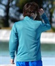 Reebok リーボック 水着 ラッシュガード 長袖 ジップアップ ハイネック メンズ UVカット UVジャケット 420768(NV-M)