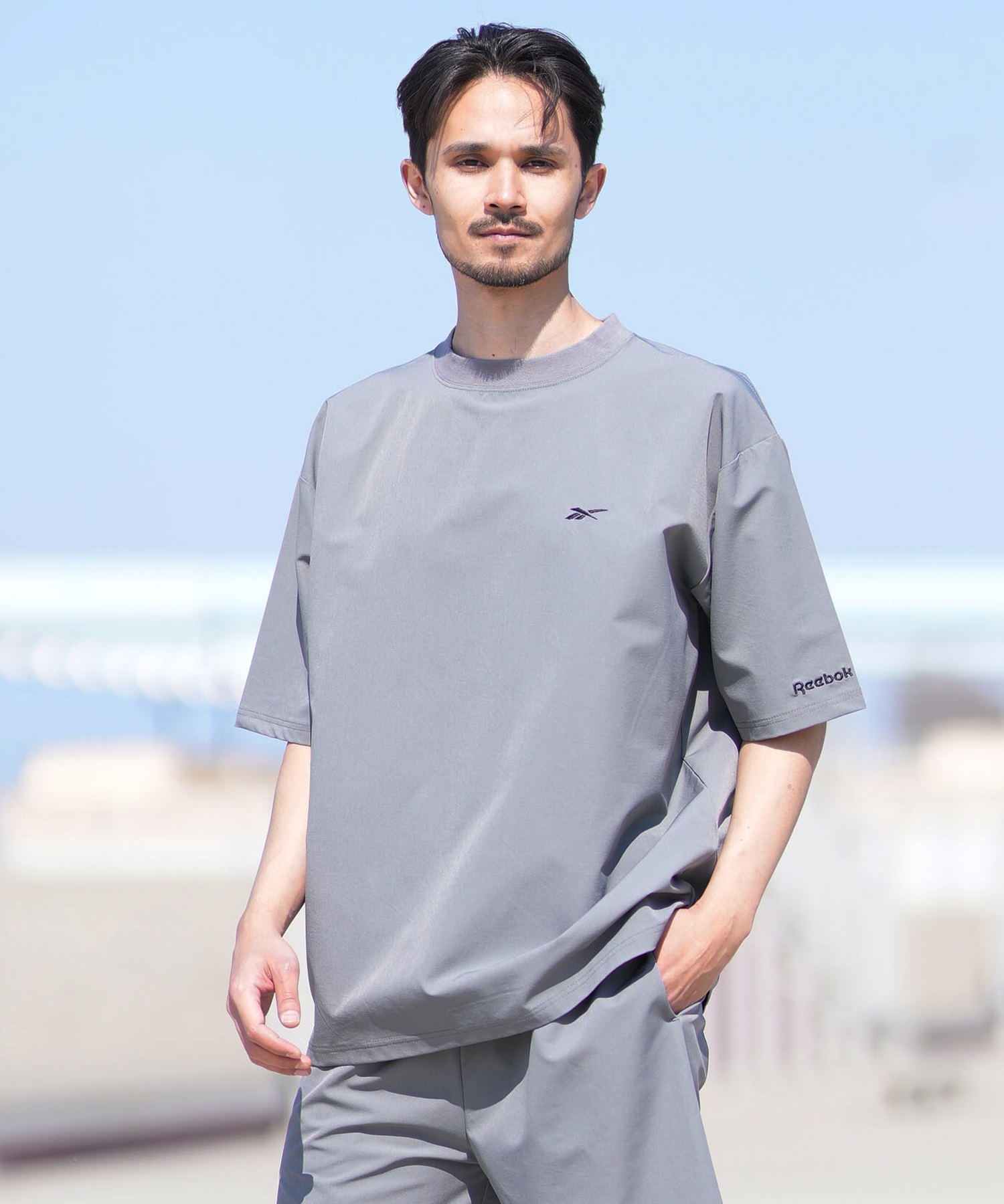 Reebok リーボック ラッシュガード 水陸両用 半袖 Tシャツ