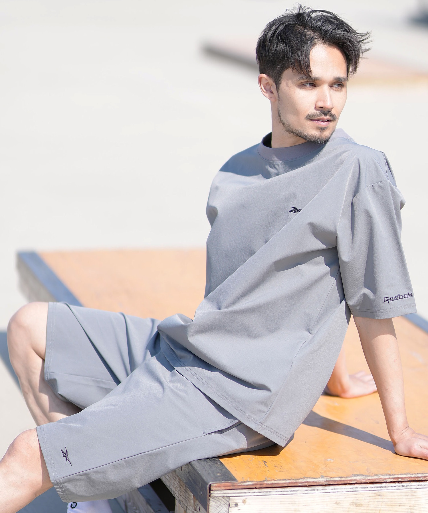 Reebok リーボック ラッシュガード 水陸両用 半袖 Tシャツ
