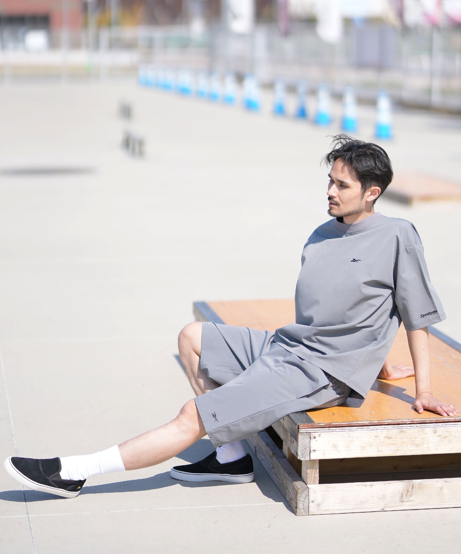 Reebok リーボック ラッシュガード 水陸両用 半袖 Tシャツ