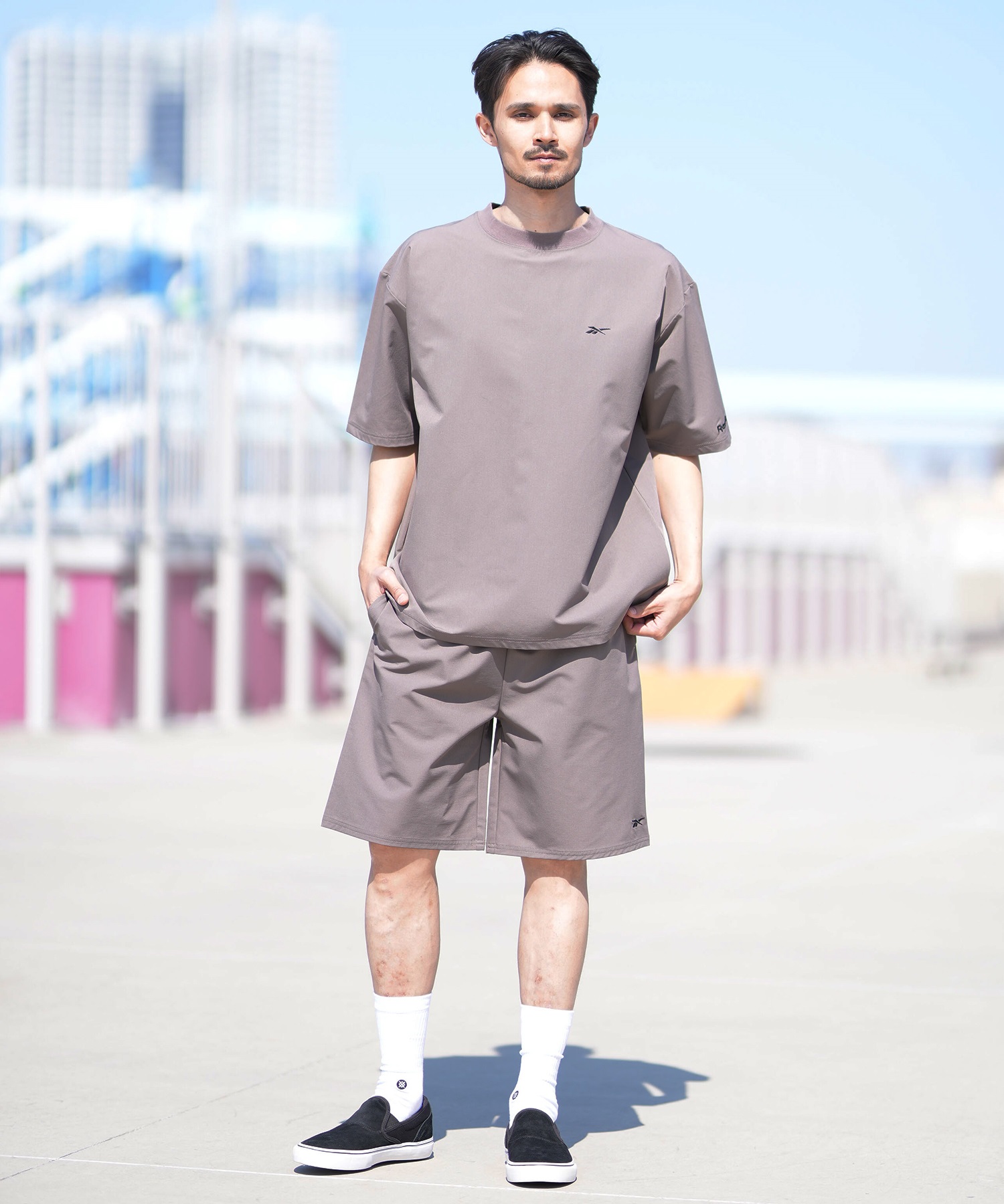 Reebok リーボック ラッシュガード 水陸両用 半袖 Tシャツ