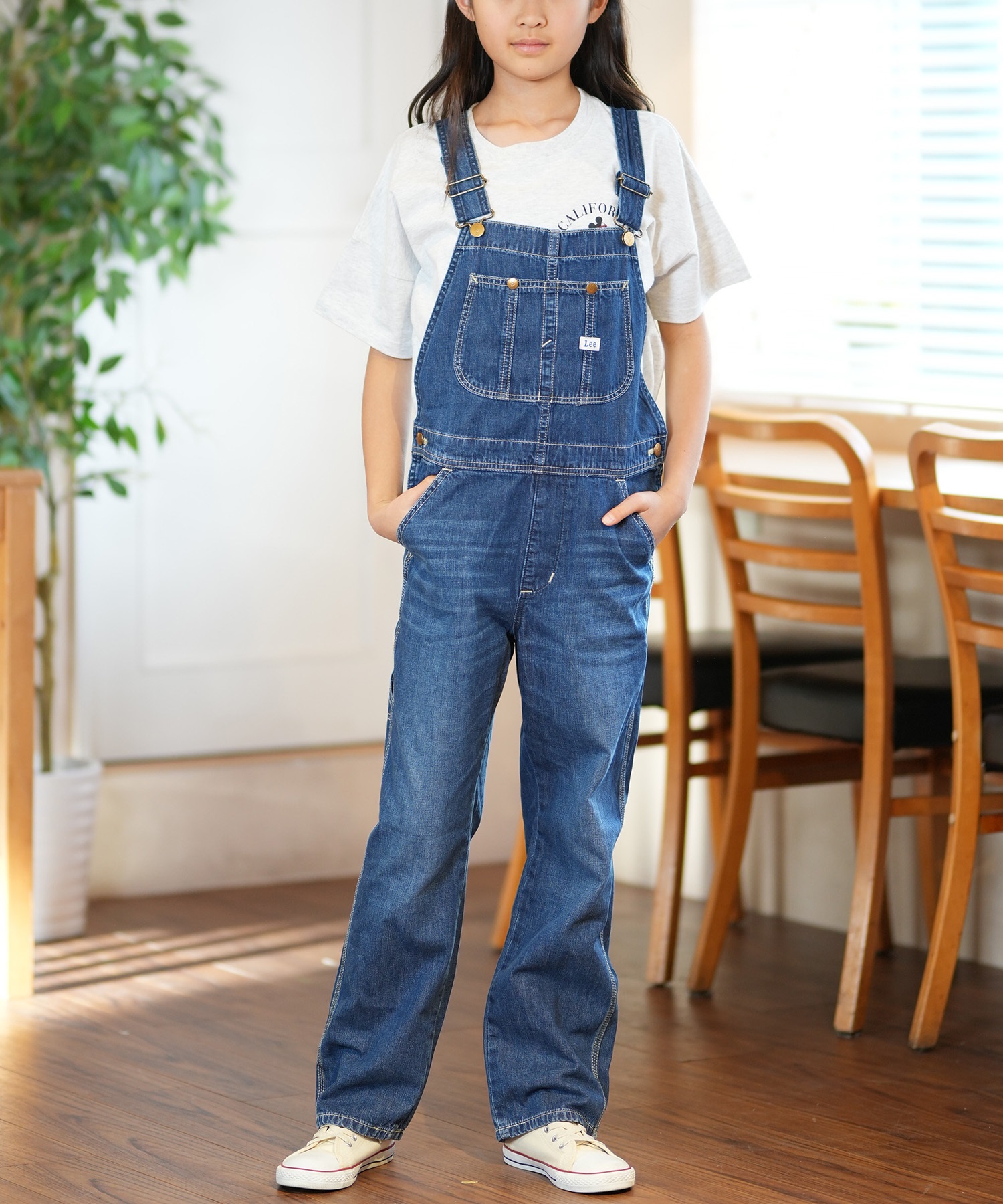 Lee リー キッズ デニム オーバーオール サロペット ロングパンツ