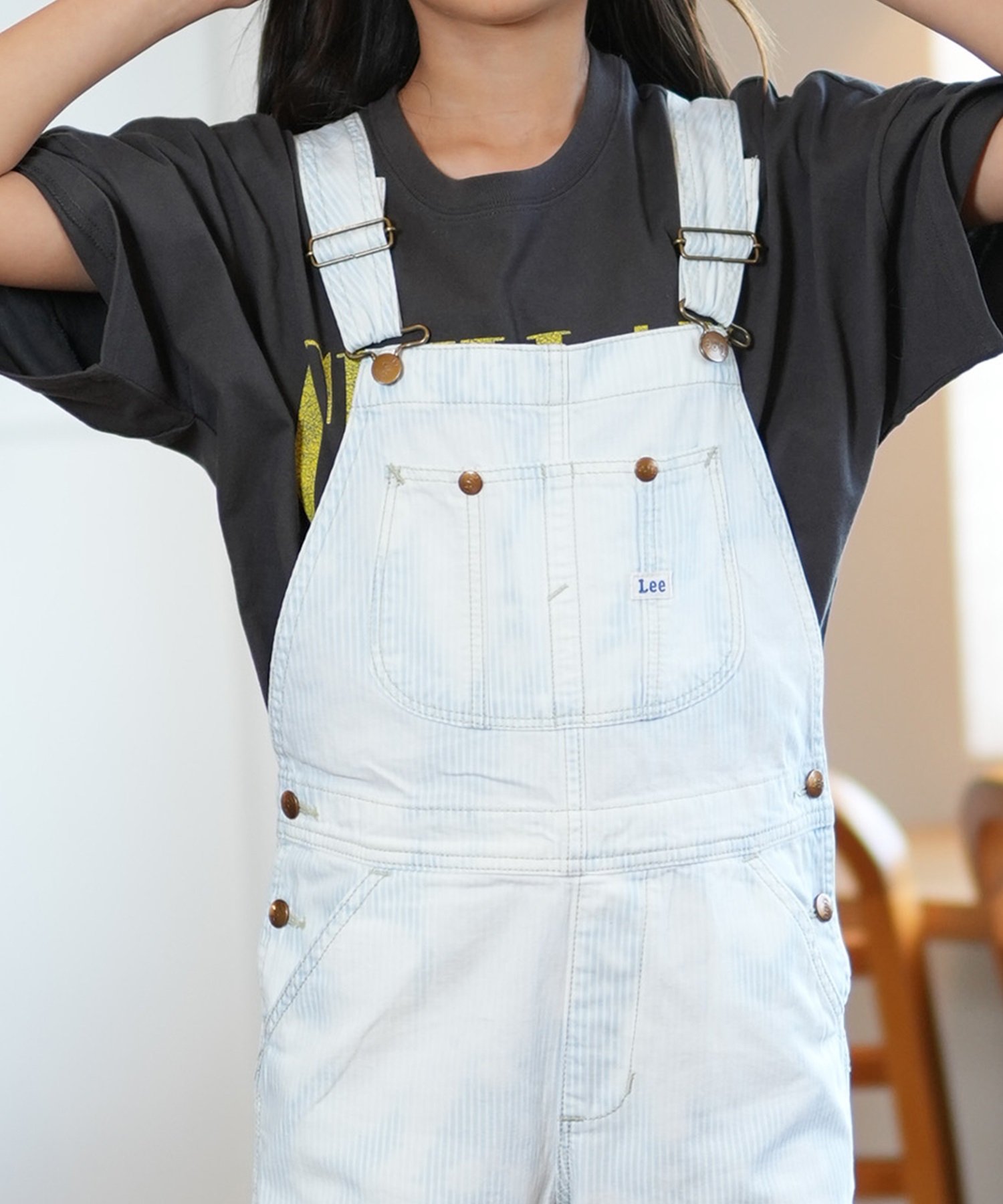 Lee リー キッズ デニム オーバーオール サロペット ロング