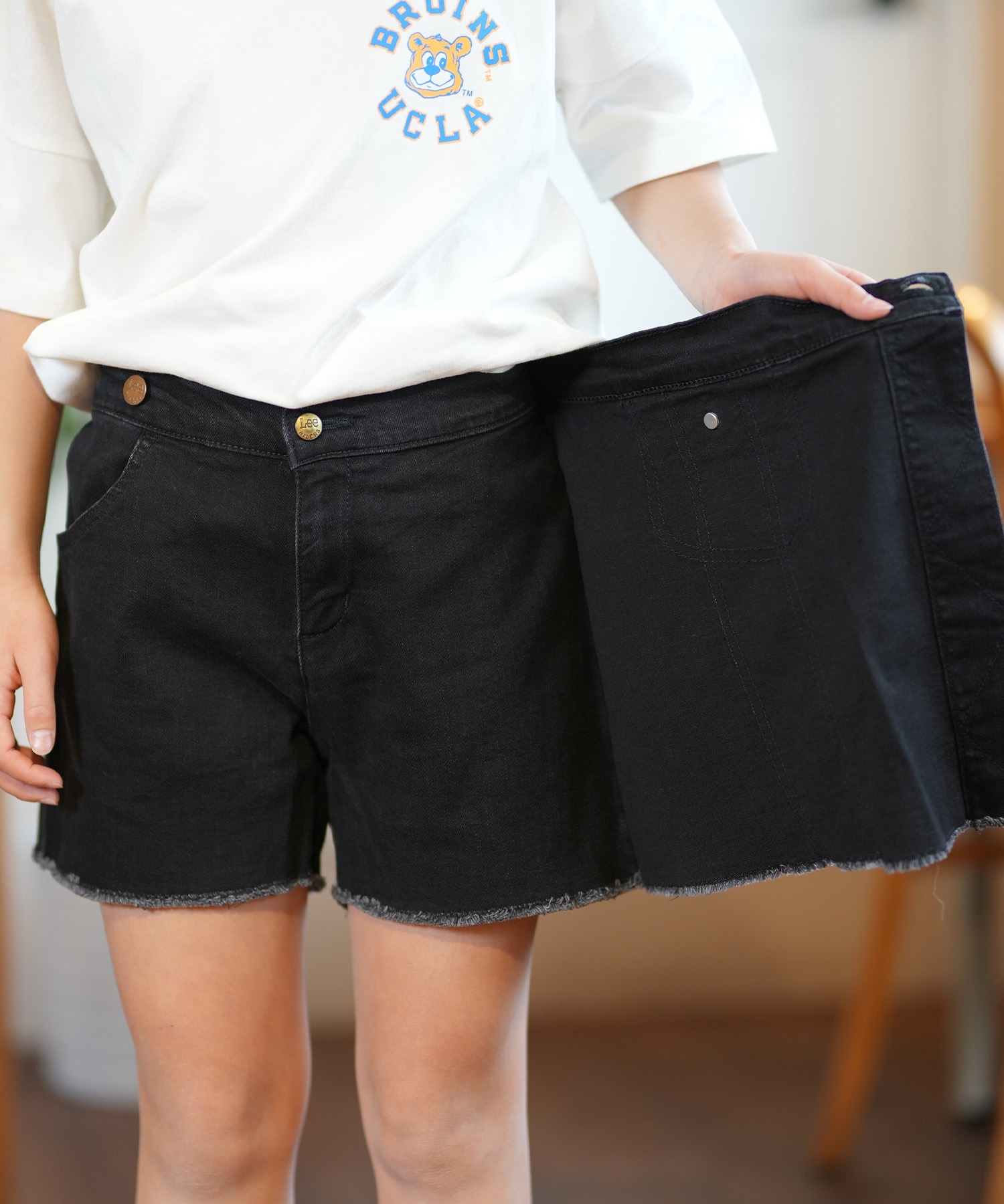 Lee リー キッズ デニム ショートパンツ ショーツ LK2161-183