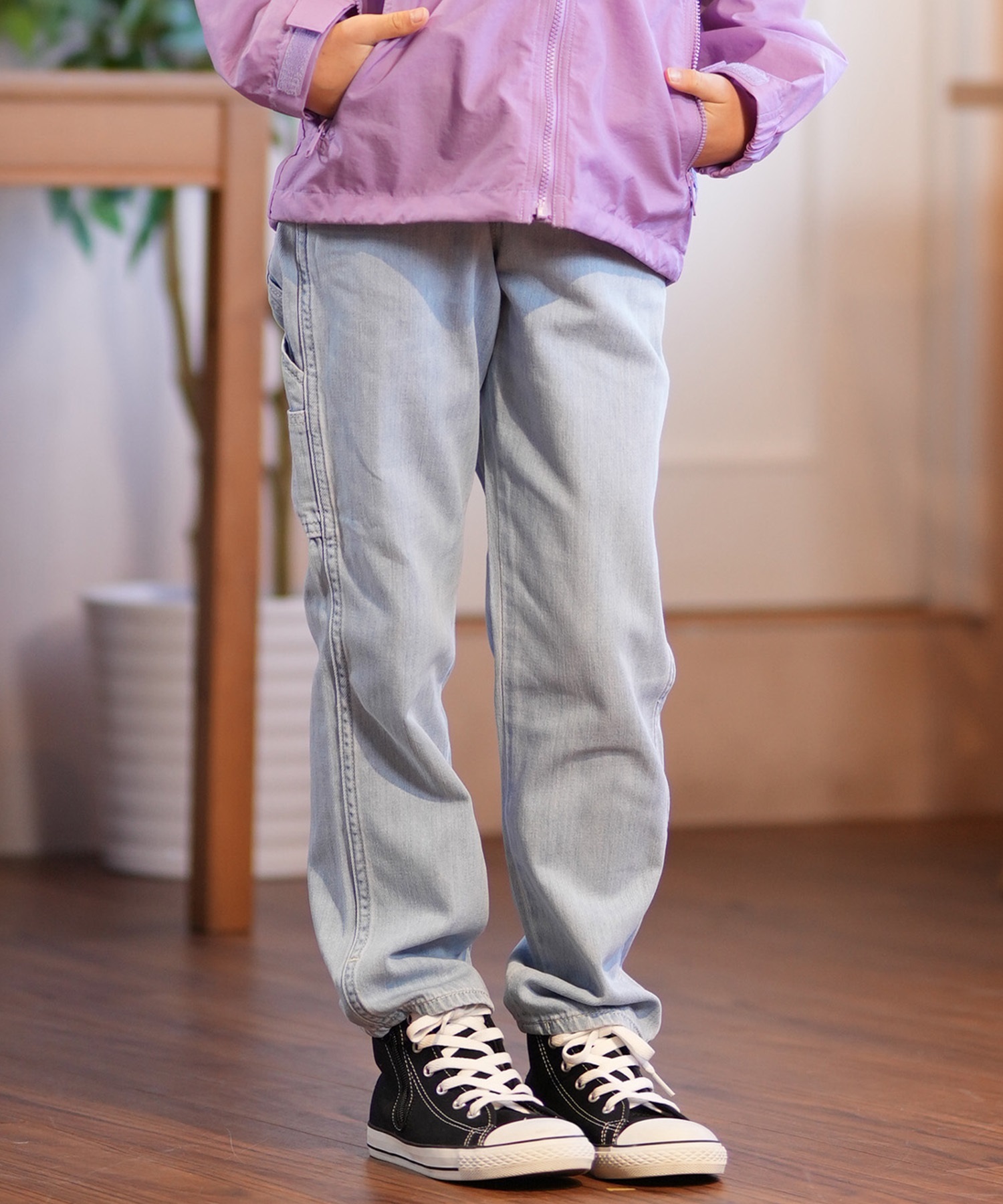 Lee リー キッズ デニム ロングパンツ ペインターパンツ LK1389