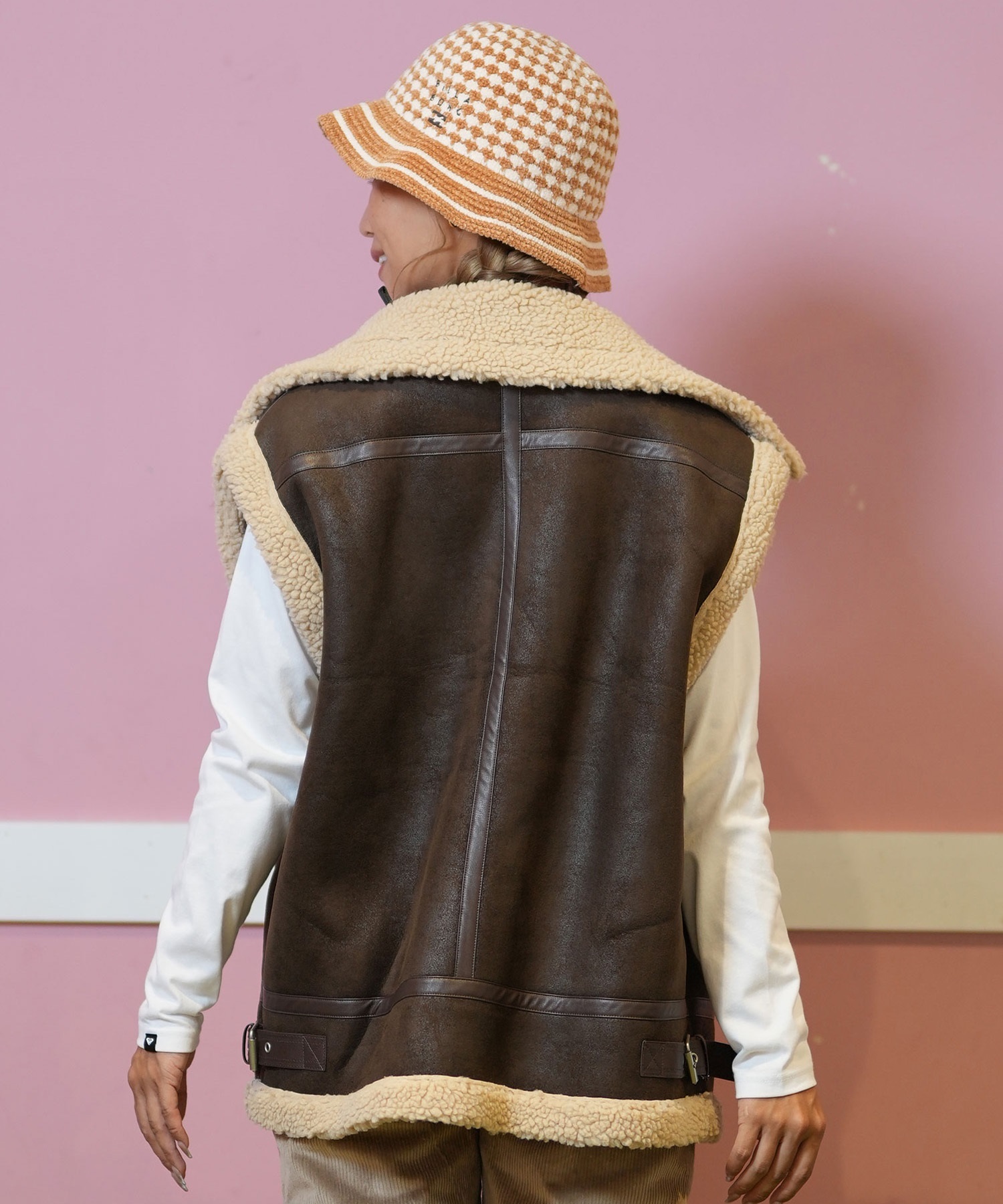 ベスト ジレ RIKKA FEMME/リッカファム フライトベスト ジャケット   RF24FW11 レディース RIKKA FEMME リッカファム ベスト レディース フライトベスト