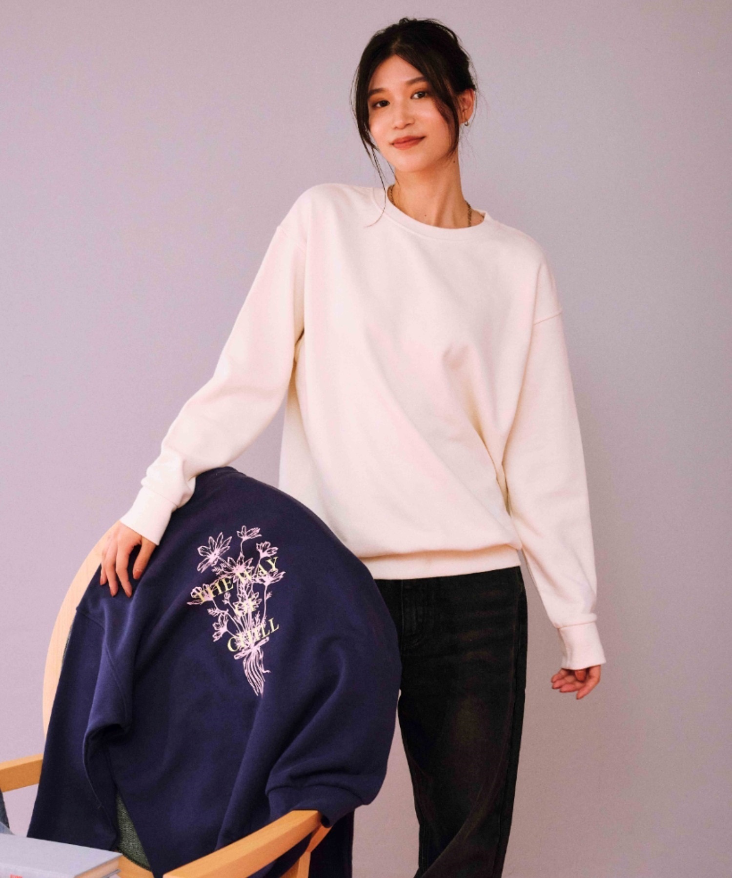 RIKKA FEMME リッカファム トレーナー レディース スウェット クルー