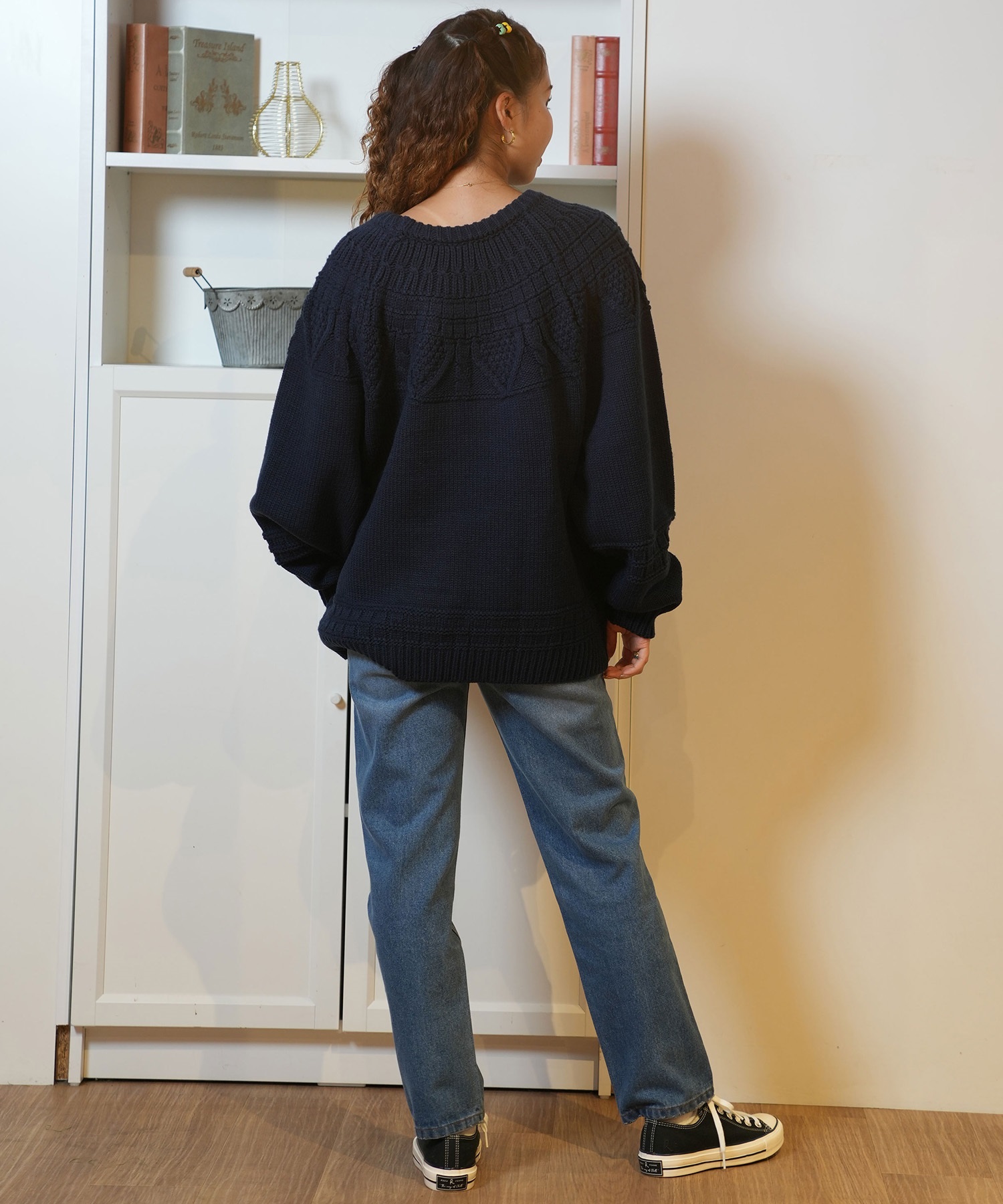 RIKKA FEMME リッカファム ニット レディース セーター ケーブル RIKKA FEMME リッカファム ニット レディース セーター ケーブル