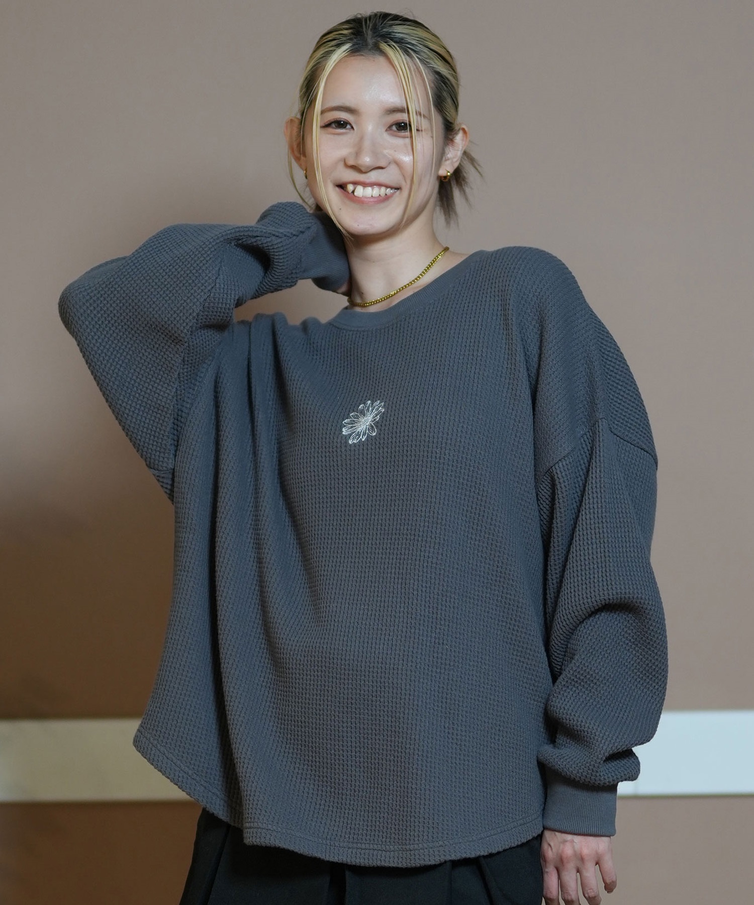 RIKKA FEMME リッカファム 長袖 Tシャツ レディース ロンT クルー