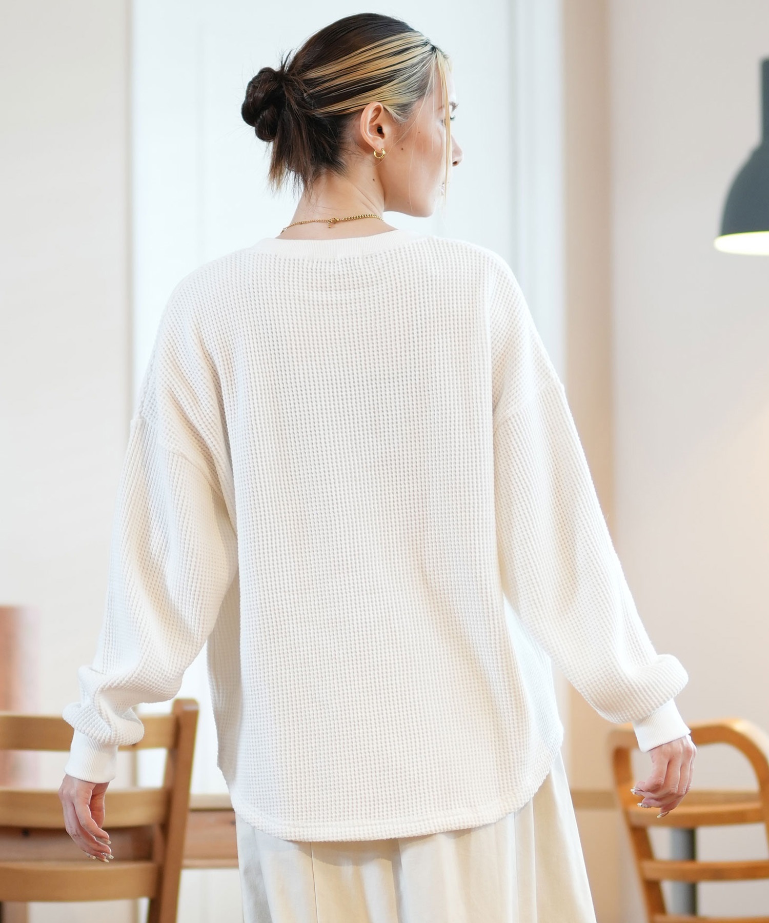 RIKKA FEMME リッカファム 長袖 Tシャツ レディース ロンT クルー