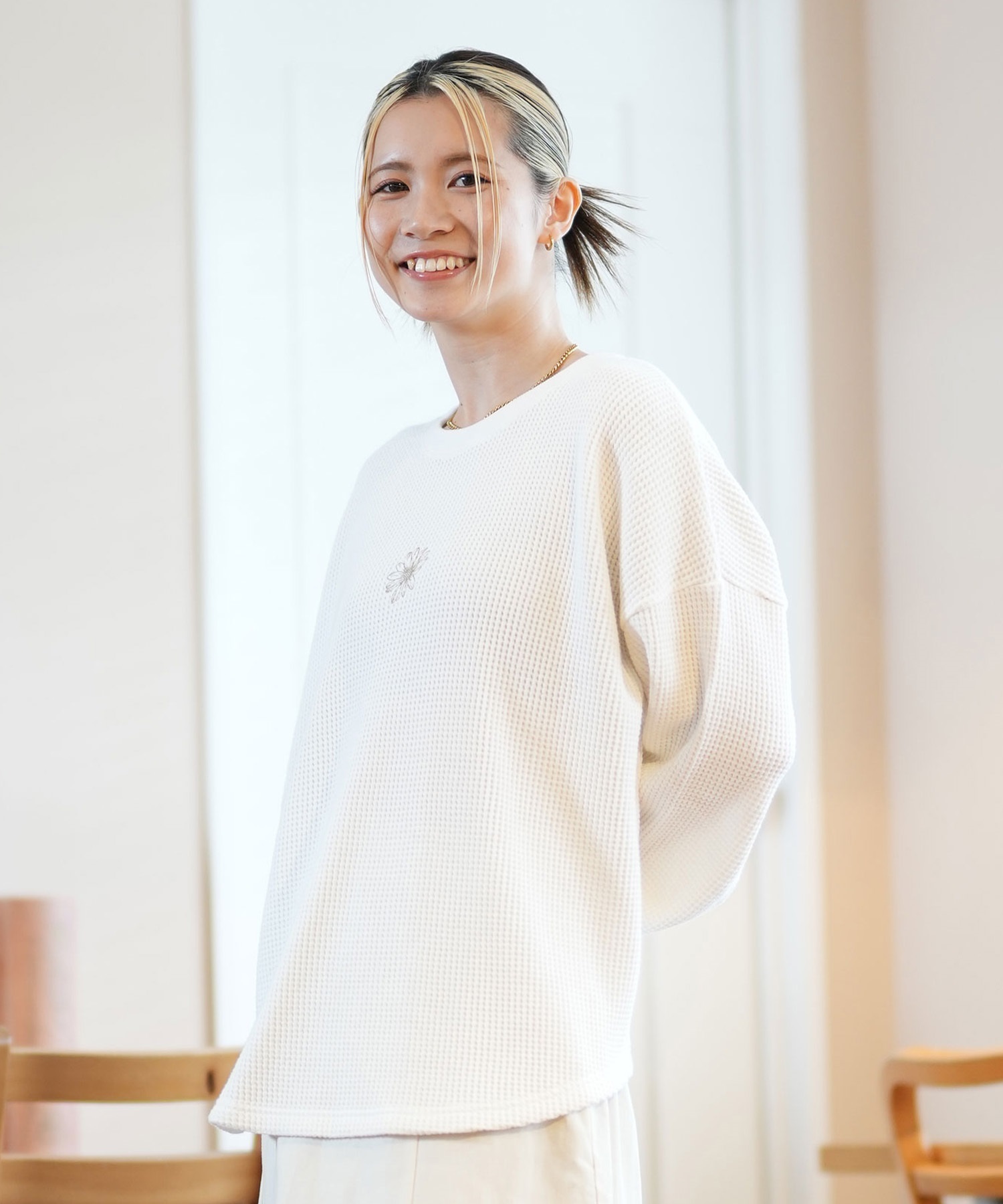 RIKKA FEMME リッカファム 長袖 Tシャツ レディース ロンT クルー