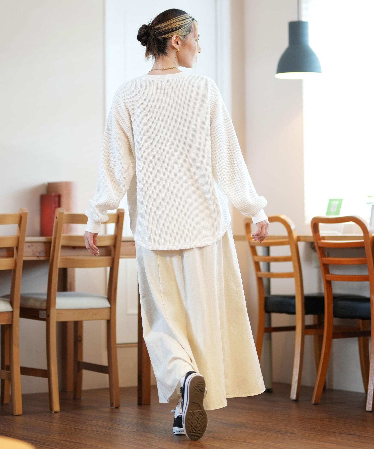 RIKKA FEMME リッカファム 長袖 Tシャツ レディース ロンT クルー