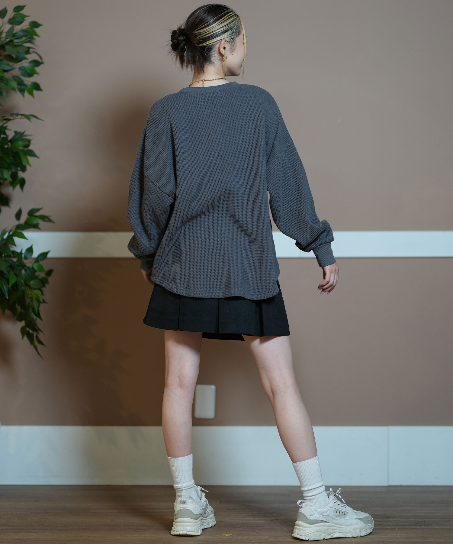 RIKKA FEMME リッカファム 長袖 Tシャツ レディース ロンT クルー