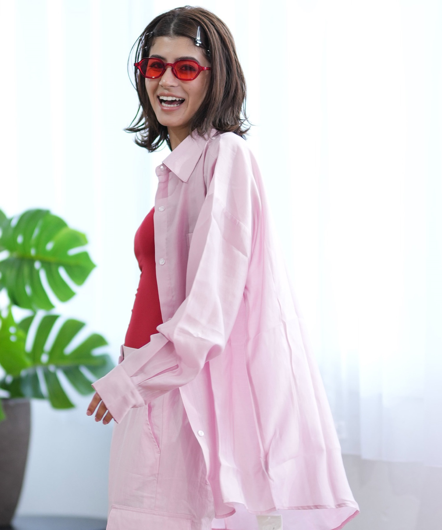 RIKKA FEMME リッカファム 長袖 シャツ レディース オーバー RIKKA FEMME リッカファム 長袖 シャツ レディース オーバー