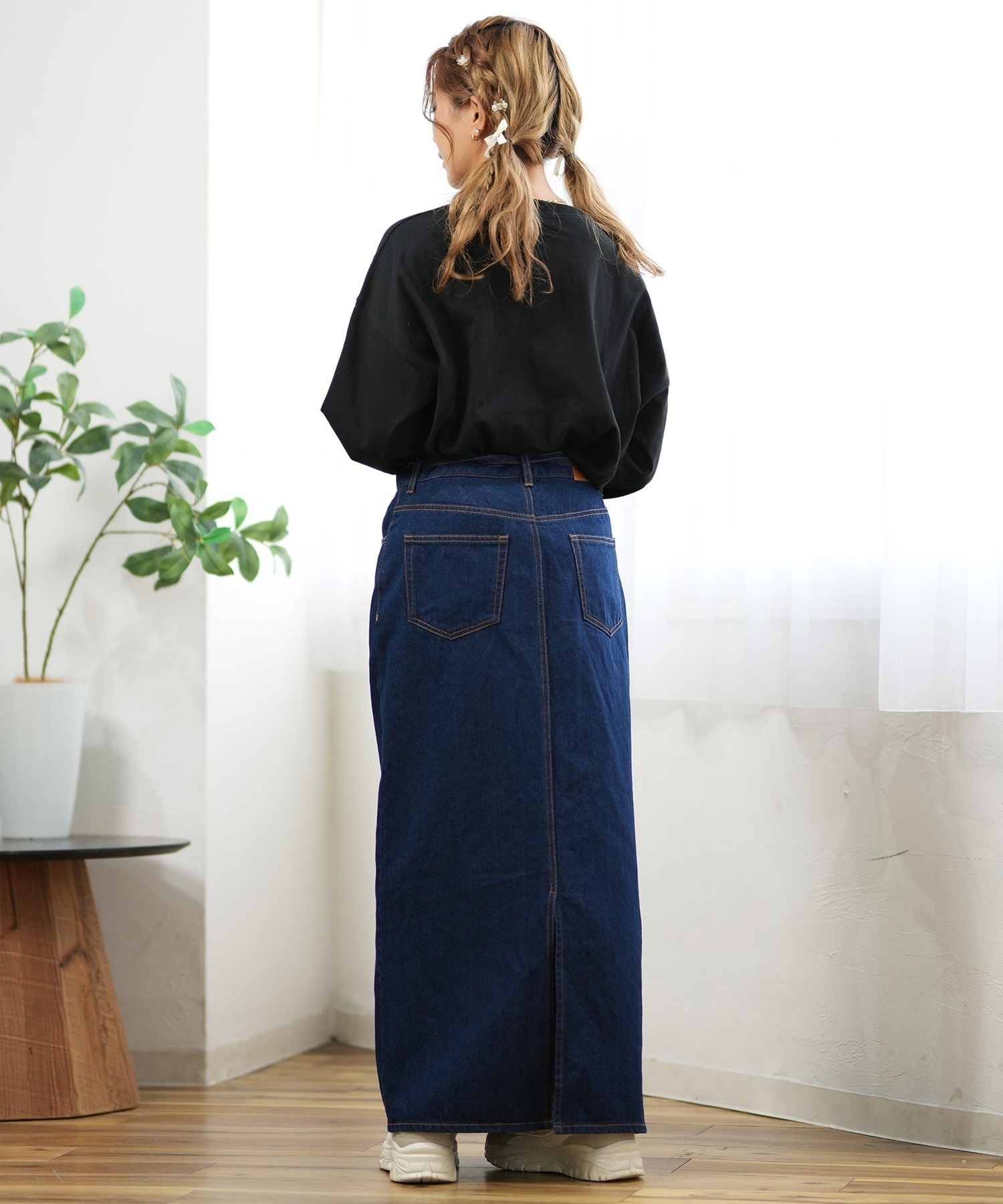 RIKKA FEMME リッカファム スカート レディース デニム ロング