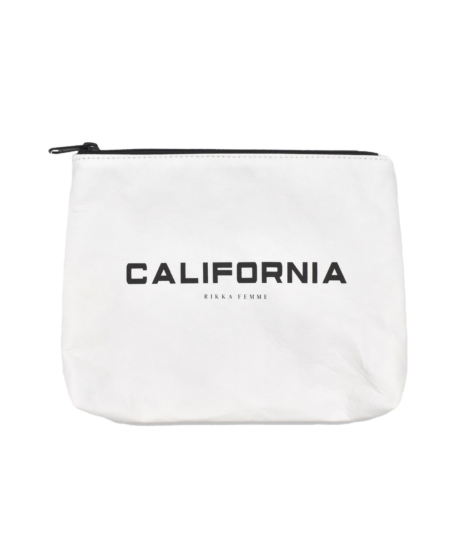 RIKKA FEMME リッカファム ポーチ カリフォルニア RFAC24SS06(WT/BK-FREE)
