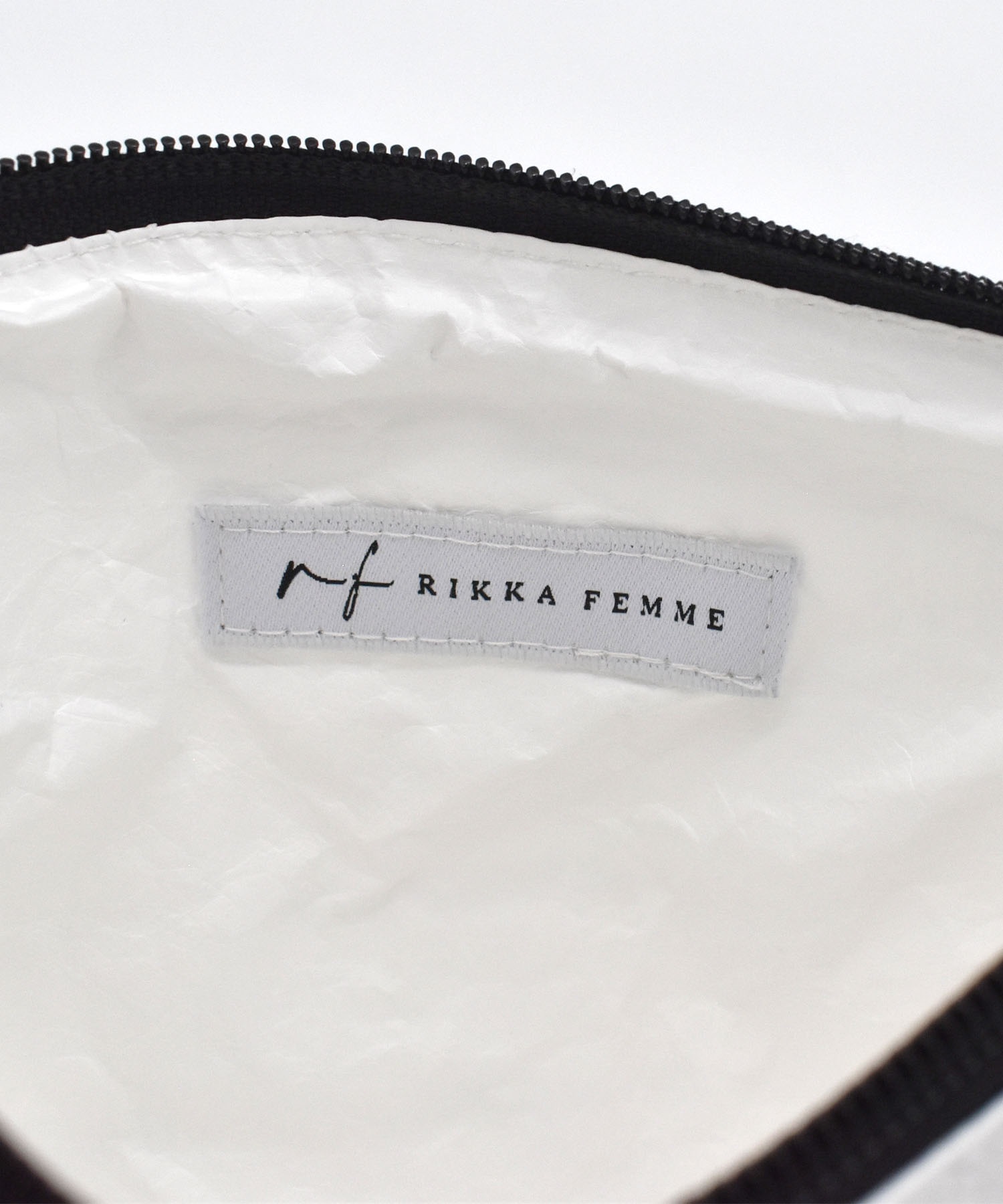 RIKKA FEMME リッカファム ポーチ カリフォルニア RFAC24SS06(WT/BK-FREE)