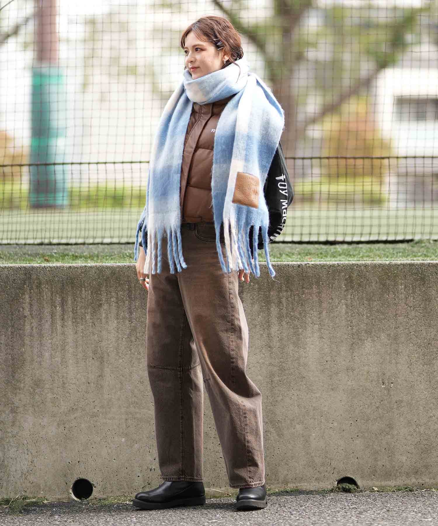 15841✨美品✨CHANEL レア カメリア ターンロック カシミヤ マフラー CHANEL シャネル ロゴ カメリア マフラー ベージュ×ブラック ウール