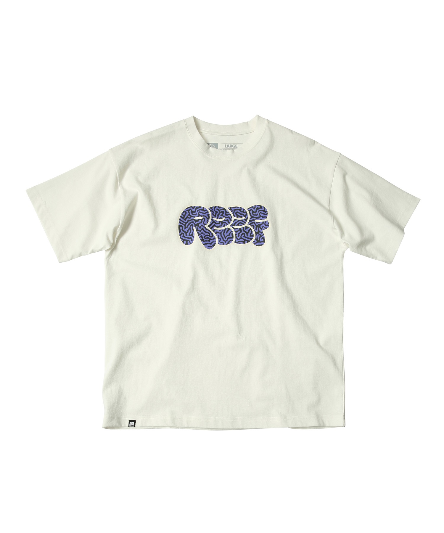 REEF リーフ 半袖 Tシャツ メンズ フロントロゴ RFTEM-M02 ムラサキ