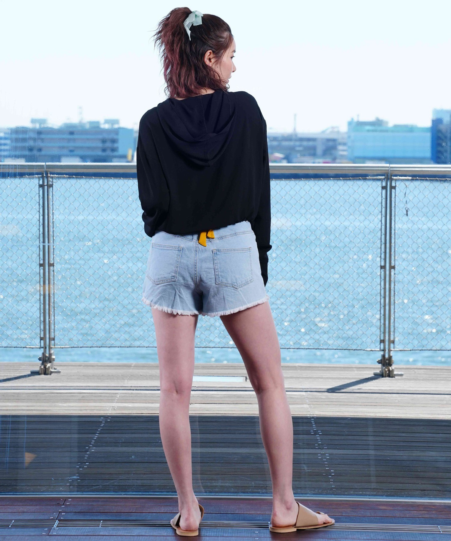LAETITIA レリッタ 水着 ラッシュガード ジップアップ パーカー