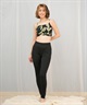 ROXY ロキシー レギンス レディース ラッシュガード フィットネス ロゴ ワンポイント 水着 水陸両用 UVカット RLY245044(BLK-S)