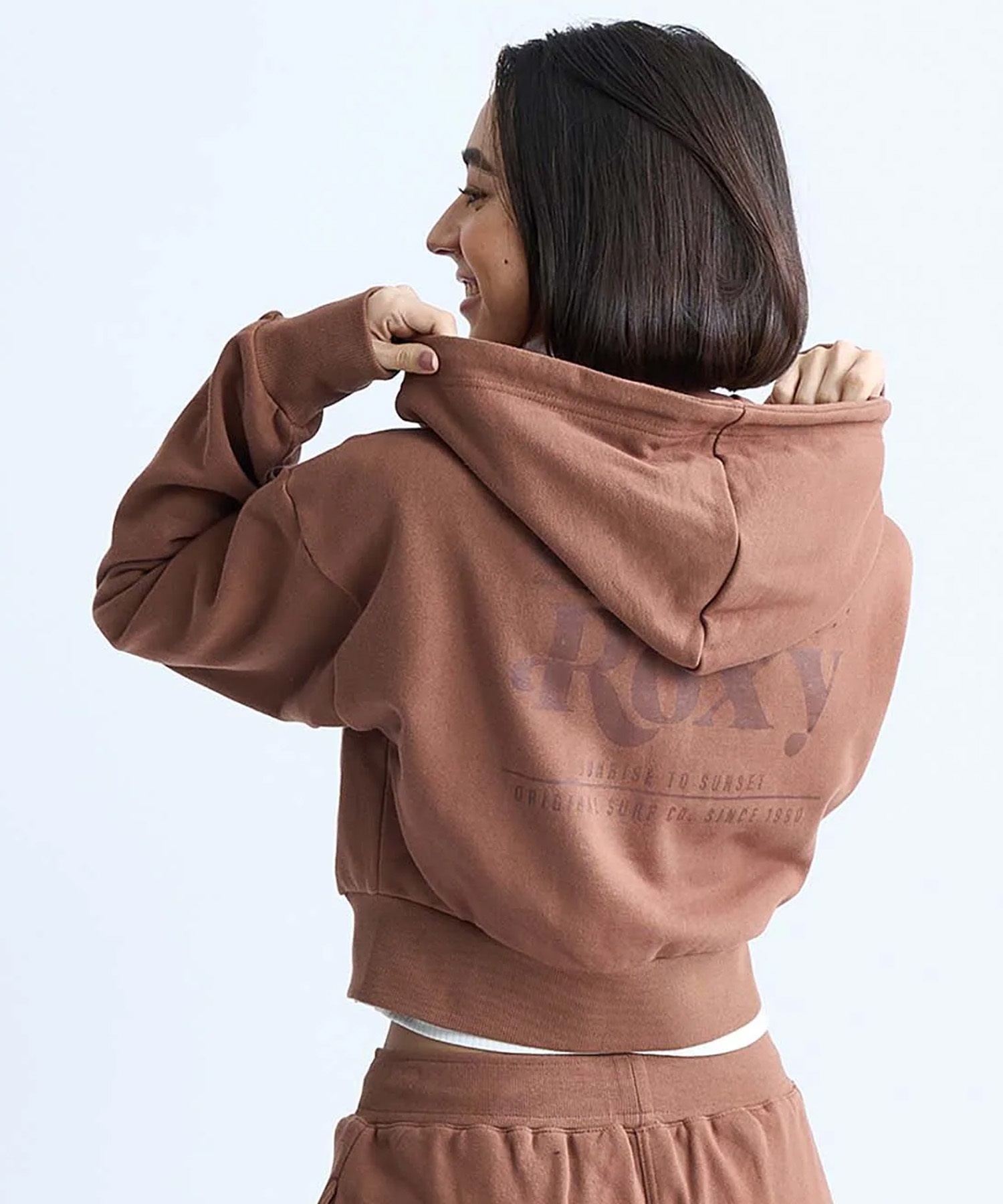 ROXY ロキシー パーカー ジップアップ レディース ショート丈