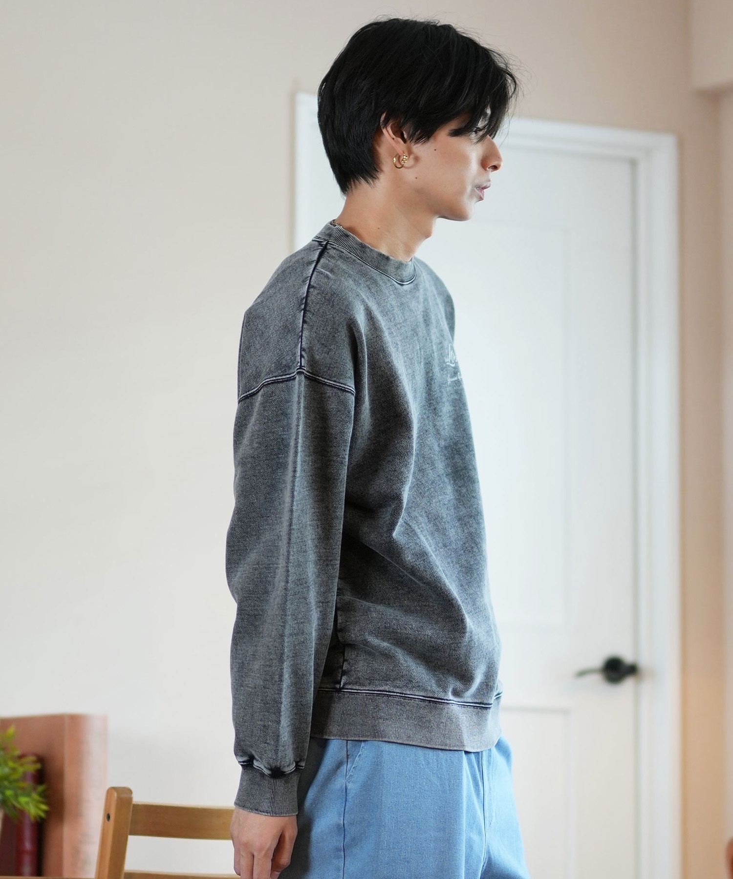 LOST ロスト トレーナー クルーネック メンズ スウェット バック