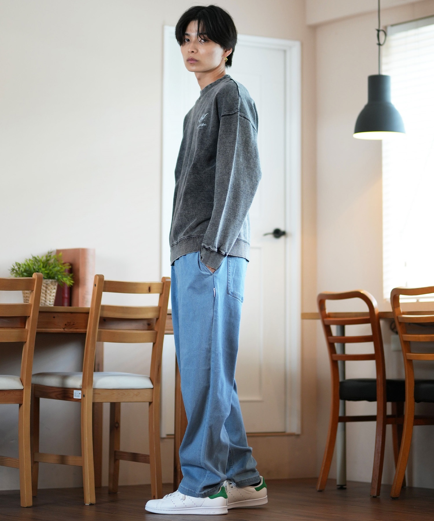 LOST ロスト トレーナー クルーネック メンズ スウェット バック