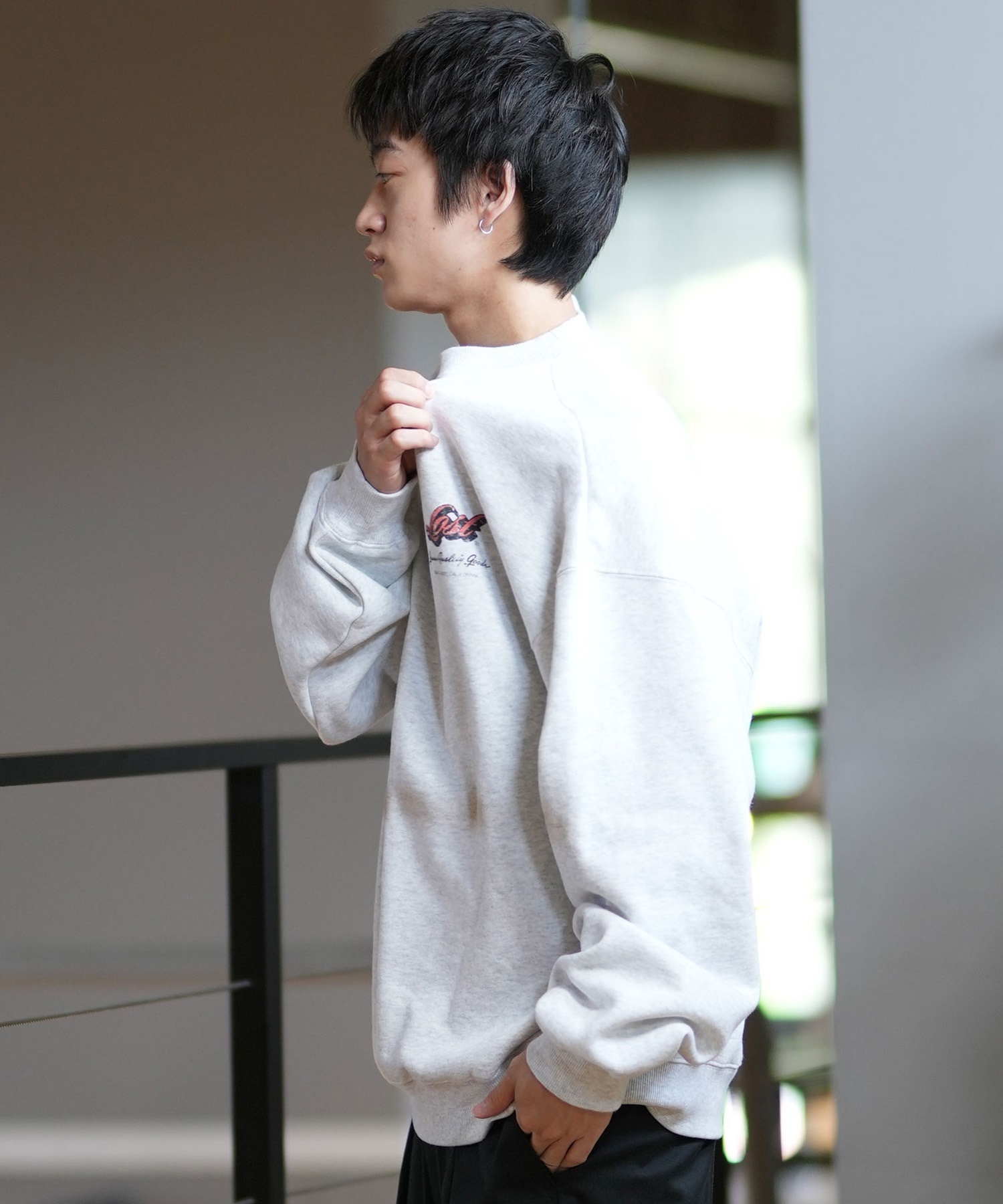 LOST ロスト トレーナー クルーネック メンズ スウェット バック