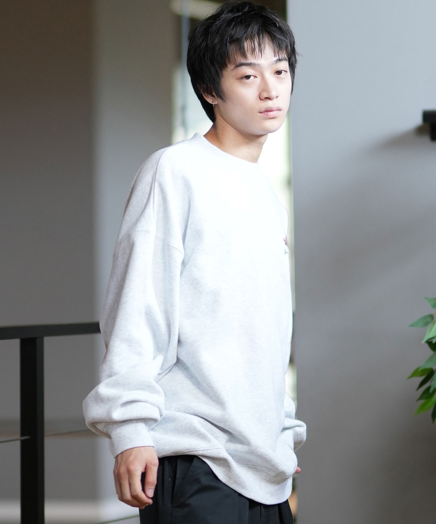 LOST ロスト トレーナー クルーネック メンズ スウェット バック